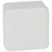Doos voor montage op de wand/plafond Kabeldoos Legrand Plexo doos binnenmaat 80x80x45mm vlak, grijs RAL7035, Klasse II, IP55, IK07, halogeenvrij, zelfdovend tot 650º Celsius, Deksel dicht met kwartslagsluiting en verbonden met draad. (CT à 50 C62) 092011