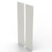 Frontplaat voor kast/lessenaar Installatiekasten Legrand Frontplaat voor interne kabelmantel XL³S 630 - hoogte 1350 mm (PF à 30 C62) 337916