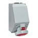 CEE-contactdoos combinatie (IEC 60309) CEE materiaal Legrand Wandcontactdoos 125A - 6h - 400V - 3P+N+A - CEE - IP66/67 - P17 Tempra Pro (PF à 88 C62) 555659