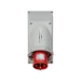 CEE-toestelcontactstop CEE materiaal Legrand Toestelcontactstop 63A - 6h - 400V - 3P+A - CEE - IP66/67 - P17 Tempra Pro (PF à 20 C62) 555518