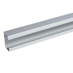 Aluminium snap-on wandgoot 85 x 50 mm nat.geanodiseerd L2000mm