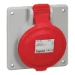 CEE-contactdoos, aanbouw CEE materiaal Legrand Inbouwcontactdoos 16A - 6h - 400V - 3P+A - CEE - IP44 - P17 Tempra Pro (PF à 900 C62) 555188