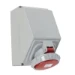 CEE-contactdoos combinatie (IEC 60309) CEE materiaal Legrand Wandcontactdoos 125A - 6h - 400V - 3P+A - CEE - IP66/67 - P17 Tempra Pro (PF à 33 C62) 555658