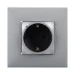 Wandcontactdoos Schakelmateriaal Legrand Valena Next with Netatmo - Geconnecteerde Schuko wandcontactdoos 16A Alu 741841