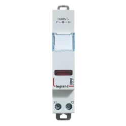 Signaallamp modulair Componenten LEGRAND CX3 SIGNAALLAMP ENKEL LED ROOD 110/400V AC - 1 MODULE 17,8MM 412927