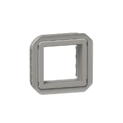 Plexo adapter Mosaic 2 mod zonder deksel - mechanisme - IP20- grijs