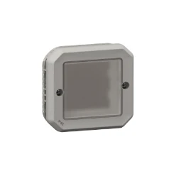 Plexo adapter Mosaic 2 mod bedieningsmembraan - mechanisme IP55 grijs