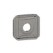 Overgangsafdekplaat schakelmateriaal Schakelmateriaal Legrand Plexo adapter Ø 22mm grijs - voor montage van bediening en signalisatiecomponenten - geleverd zonder opbouwdoos of inbouwkader - IP55 IK07 - grijs 069568L