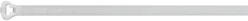 Kabelbundelband Ty-Rap ABB DRAAD- EN KABELMANAGEMENT TY-RAP KABELBINDER MET RVS LIP, 92MM X 2,29MM, NATUREL 61052302