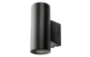 Plafond-/wandarmatuur  SG METRO PRO 2X2010LM 3000K ZWART 611797