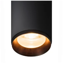 NUMINOS® SPOT PHASE L, Indoor led plafondopbouwlamp zwart/zwart 2700 K