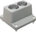Deksel voor dozen voor montage op de wand/plafond Hafobox ABB INSTALLATIEDOZEN EN KASTEN MONTAGEDEKSEL + WCD 2V  3640W2 7130.230