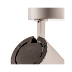 NUMINOS® SPOT PHASE L, Indoor led plafondopbouwlamp wit/zwart 3000 K 2