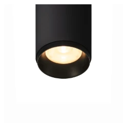 NUMINOS® SPOT PHASE S, Indoor led plafondopbouwlamp zwart/zwart 3000 K