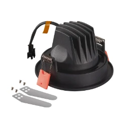 NUMINOS® MOVE S, plafondinbouwarmatuur zwart/wit 2700K 40°