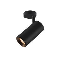 NUMINOS® SPOT PHASE L, Indoor led plafondopbouwlamp zwart/zwart 3000 K