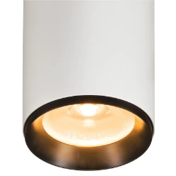 NUMINOS® SPOT XL FASE, plafondopbouwarmatuur wit/zwart 36W 2700K 36°