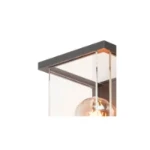 Plafond-/wandarmatuur SLV QUADRULO E27 WL anthracite