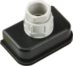 Invoerplaat voor op sparing kast/lessenaar ABB Installatiedozen en -kasten 65-1M25