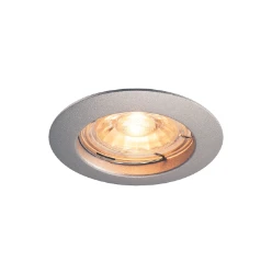 PIKA QPAR51 plafondinbouwlamp, star, zilvergrijs, max. 50W