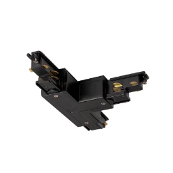 S-TRACK T-verbinder aarde binnen, rechts, DALI, PHASE, zwart