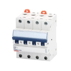 Installatieautomaat 90-serie aardlekschakelaars GEWISS INSTALLATIE AUTOMAAT 4P C50 6KA 4M GW92092