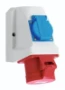 CEE-wandcontactdoos D51S331 ABL Connectivity D51S331 CEE COMBI WCD 16A/5P IP44 D51S331