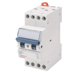 Installatieautomaat 90 GEWISS GEWISS KOOKGROEP 2X1P+N 16A 2M MET KAMRAILS GW90301