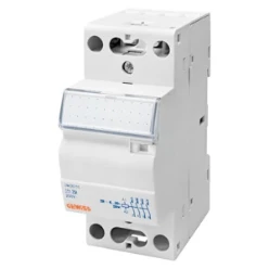 Installatiehulpschakelaar modulair 90 AM GEWISS MAGNEETSCHAKELAAR 25A 4NO 230V 2M GWD6715