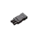 Connector voor insteekbare gebouwinstallatie Vlakstekers Adels Steker vlak, 3-polig, 1,5 mm2, male zwart 1804428