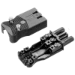 Connector voor insteekbare gebouwinstallatie Vlakstekers Adels Steker vlak, 3-polig, 1,5 mm2, female, zwart 1804470