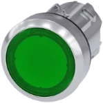 Drukknop frontelement Siemens AG Illuminated pushbutton, green