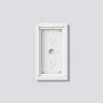 Montage-element voor deurstation S. Siedle und Söhne GA 612-2/1-01 W