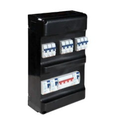 Groepenkast, geassembleerd Groepenkasten GEWISS SIMCAST 3F HS40/4 3xALS 2P 40A 30mA 9xB16 1P+N SIMCAST/3F/3/9