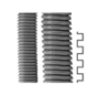 Kunststof geribde kabelbeschermslang ROHRflex-slangen Flexa BESCHERMSL.PA6 10,0X13,0 841719