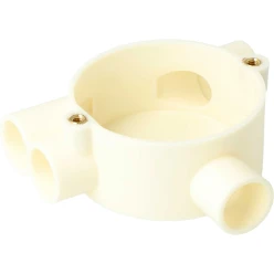 Doos voor montage op de wand/plafond Lasdozen Traditioneel ATTEMA TOP-T-DOOS   16 MM, 2L,1R AT2191