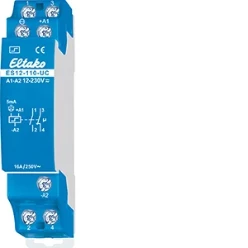 Bistabiel relais Impulsrelais 12-serie ELTAKO IMPULSRELAIS 1M/1V 8-230V ACDC ES12-110-US 21110002