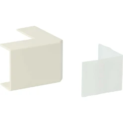 Buitenhoekstuk leidingkanaal K25/P25-plattebuis ATTEMA AE25 BUITENHOEKSTUK CREME (RAL 1013) AT5680