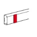 Afdekstrip wandgoot Wandgoot Legrand Dekselafdichting voor DLP design 35x80/50x80/50x105 (BX à 10 C62) 010801