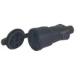 Koppelcontactstop geaard Stekker Legrand Contrastekk rubber met deksel IP44 050344