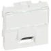 Datacom contactdoos (twisted pair) Schakelmateriaal Legrand Mosaic RJ45 UTP LCS5 2 modules schuin. Compact, waardoor montage in ondiepe goot mogelijk is. (CT à 100 C62) 076501