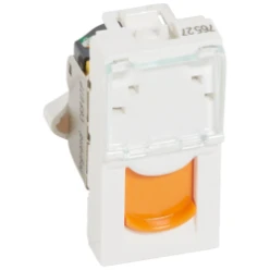 RJ45 cat 6A UTP 2 mod oranje LCS² Mosaic oranje