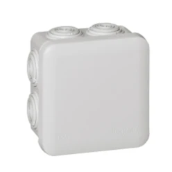 Plexo lasdoos binnenmaat 80x80x45mm 7sneltules grijs 4-20mm