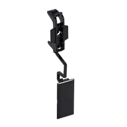 DLP snap-on naadstrip voor dekselbreedte 45mm, zwart.