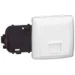 Datacom contactdoos (twisted pair) Schakelmateriaal Legrand Oteo ISDN-wandcontactdoos compleet RJ45 8 contacts (CT à 100 C62) 086133