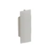 Afdekstrip wandgoot Wandgoot Legrand Zakje van 10 stuks dekselverbinders PVC met aluminium finish voor aluminium snap-on wandgoot. (PF à 1000 C62) 603819