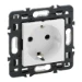 Wandcontactdoos Schakelmateriaal Legrand Valena Next wandcontactdoos wit, randaarde 2P+A 16A met steekklemmen 741221