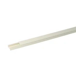 Leidingkanaal K25/P25-plattebuis ATTEMA K25 KOKER + DEKSEL 2 METER CREME (RAL 1013) AT9052