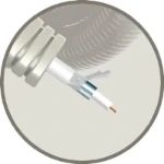 Kunststof installatiebuis, voorbedraad Snelflex Coax 9
