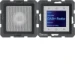 Overige elektronische elementen schakelmateriaal berker Hager Radio Touch met luidspreker DAB+, berker Q.1/Q.3/Q.7 antraciet 29806086